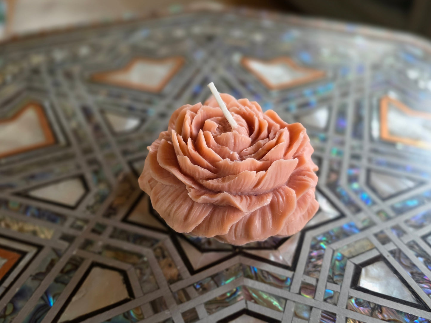 Blooming Rose Treasure Candle (pair)