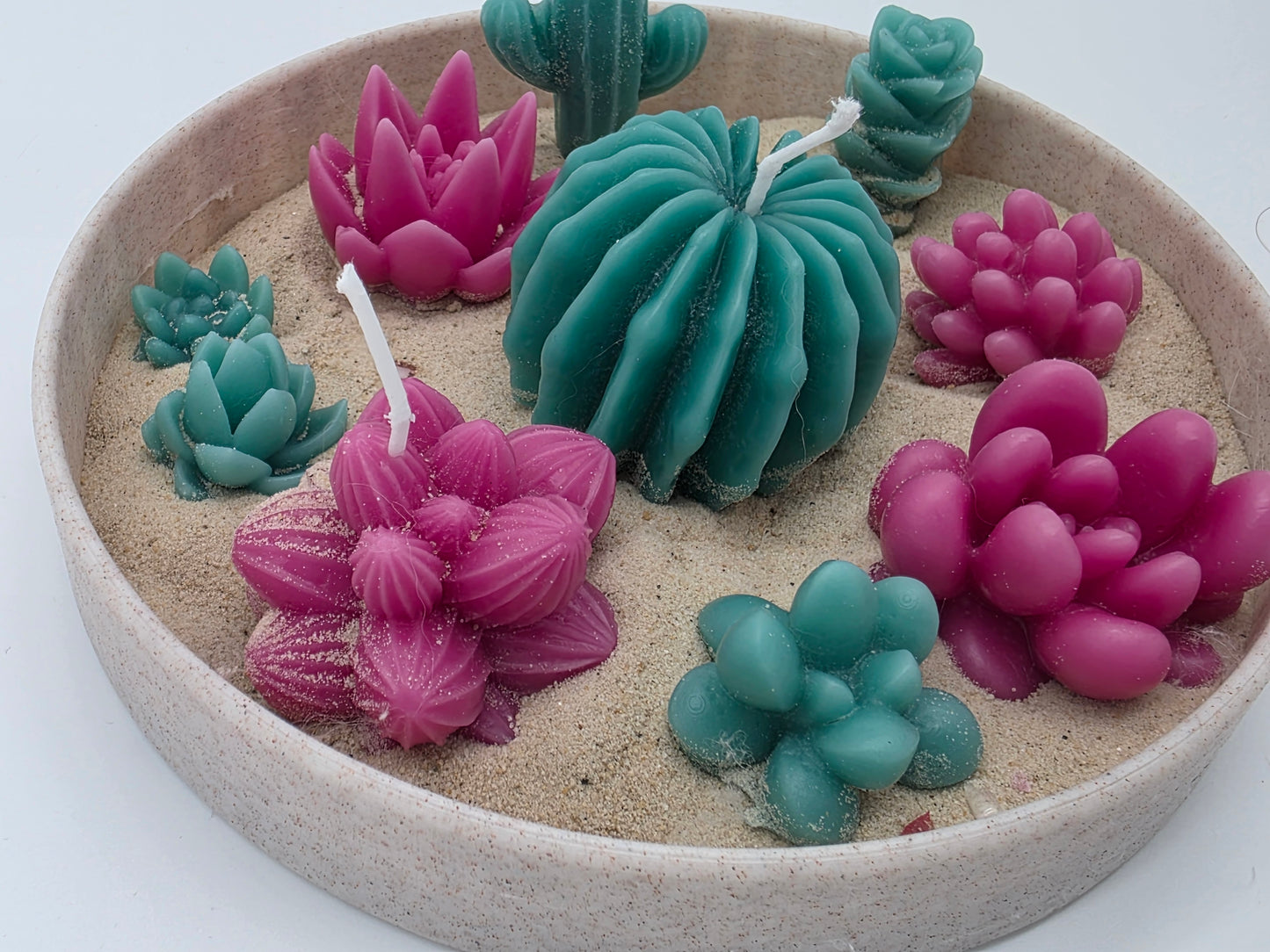 Enchanted Succulent Scented Candle Garden