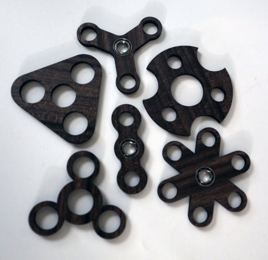 Wooden Fidget Spinner Set