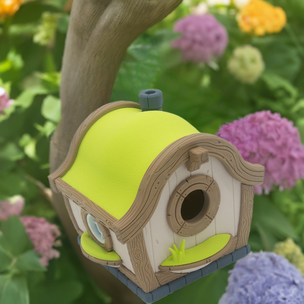 Hobbit Birdhouse (Blink Camera compatible)