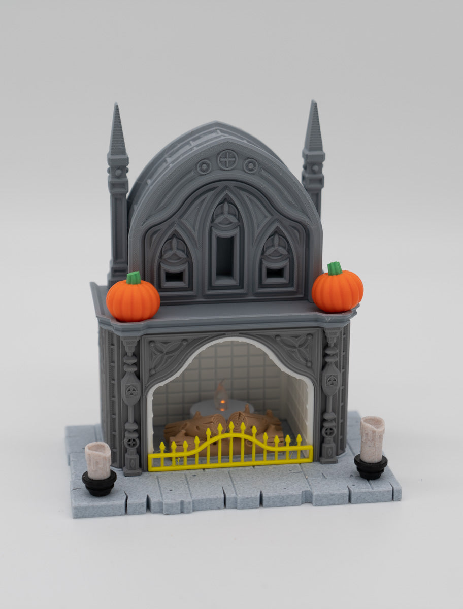 SPOOKY GOTHIC FIREPLACE - Limited Edition!