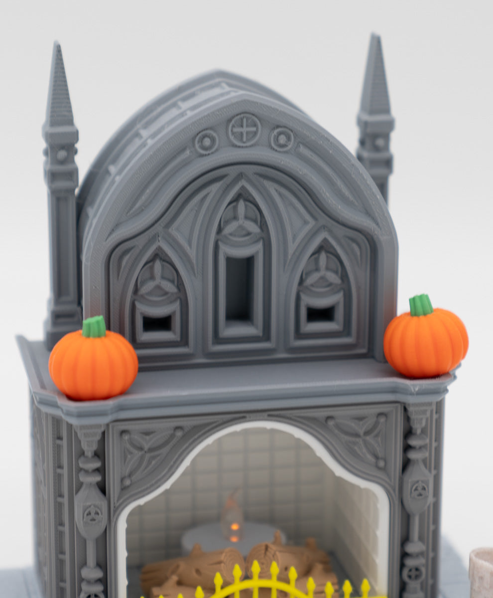 SPOOKY GOTHIC FIREPLACE - Limited Edition!