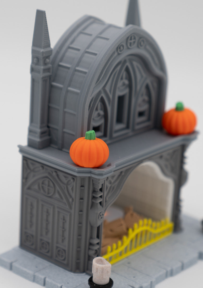 SPOOKY GOTHIC FIREPLACE - Limited Edition!