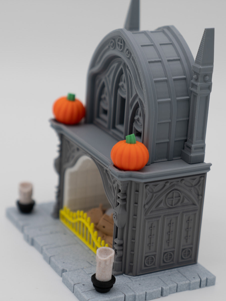 SPOOKY GOTHIC FIREPLACE - Limited Edition!