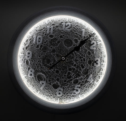 Moon Clock with Lights