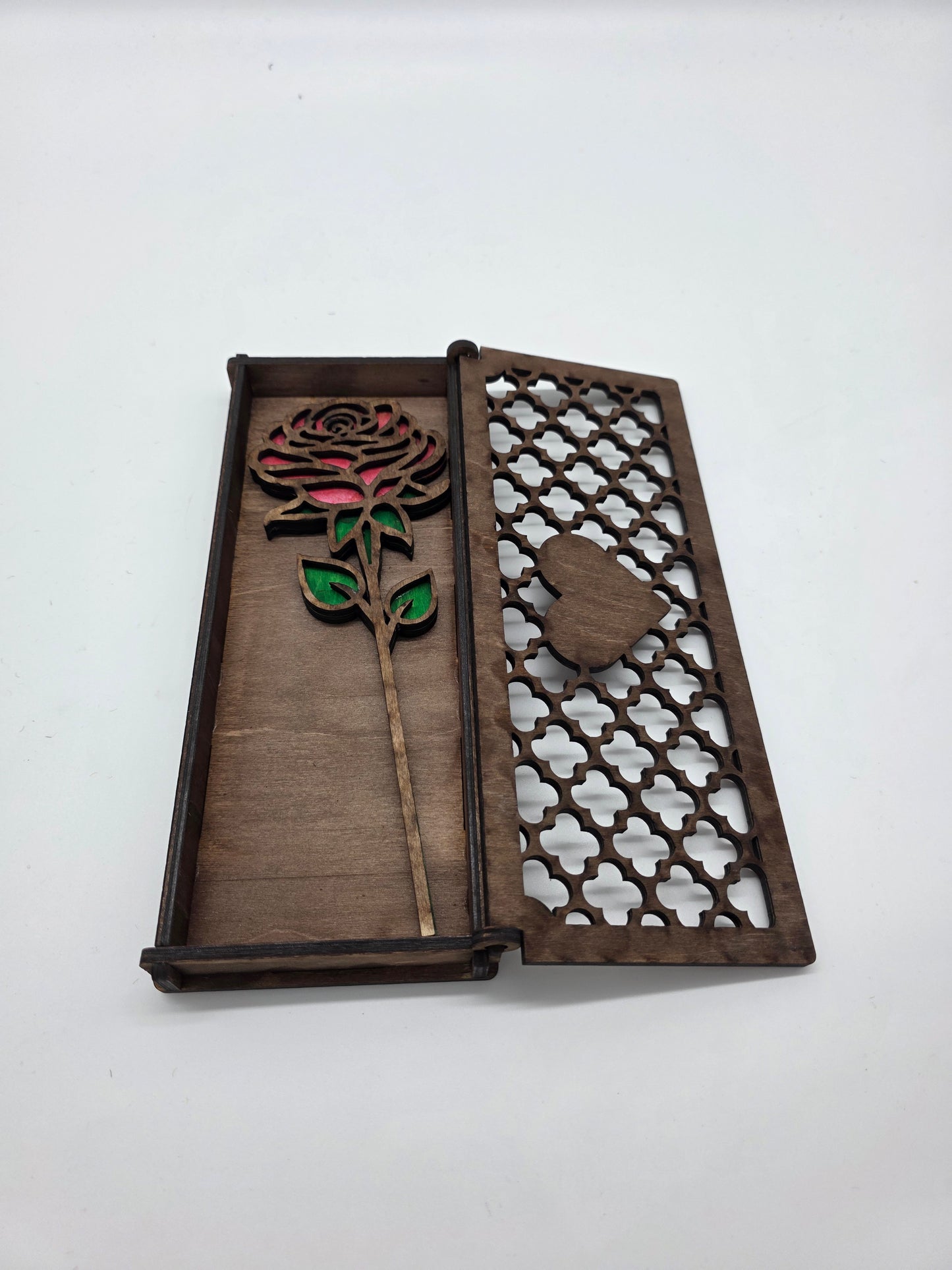 Enchanted Rose Wooden Keepsake Box