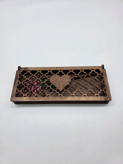 Enchanted Rose Wooden Keepsake Box