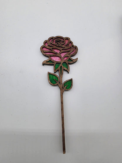 Enchanted Rose Wooden Keepsake Box