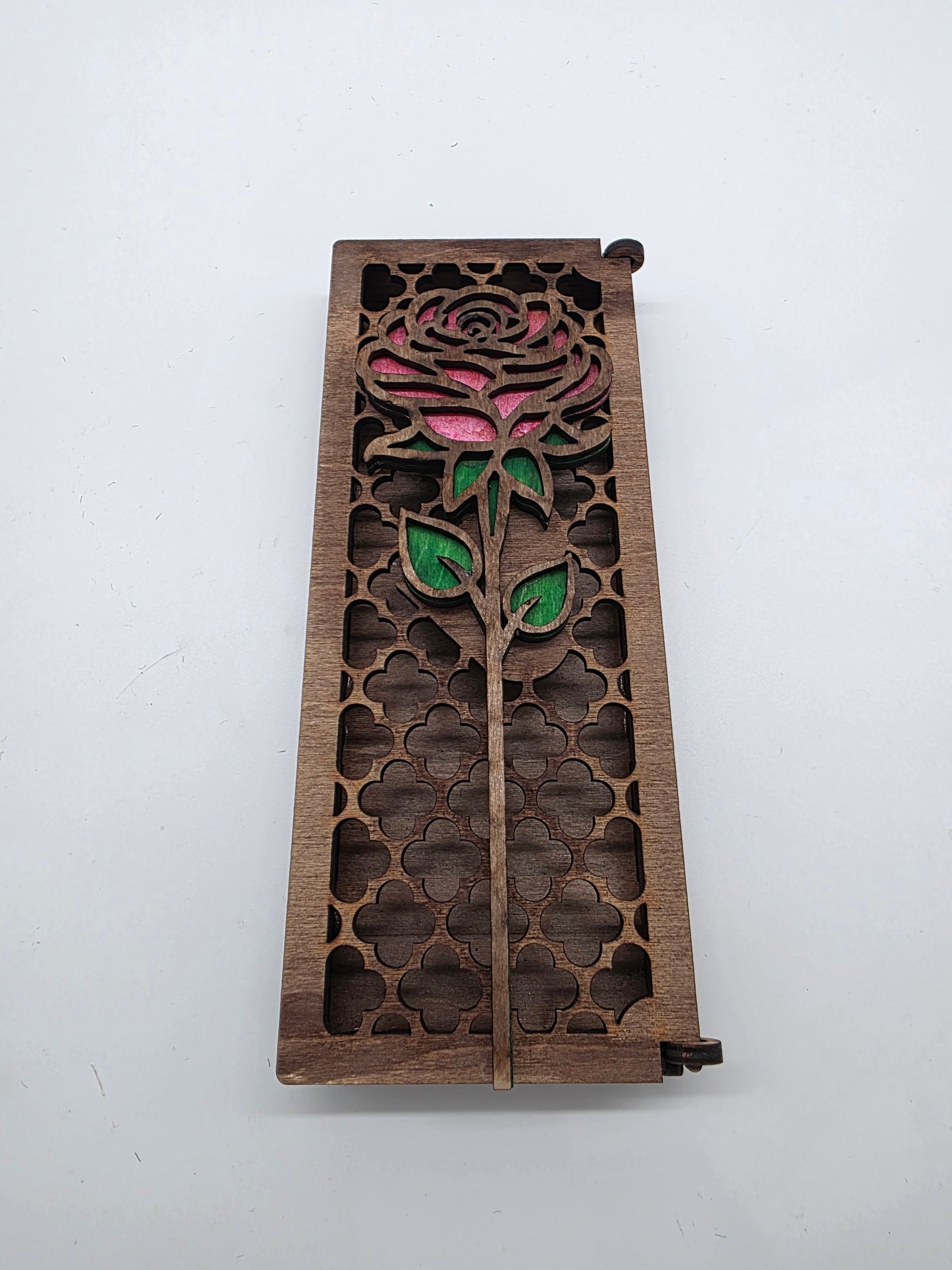 Enchanted Rose Wooden Keepsake Box