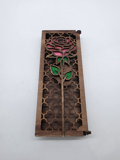Enchanted Rose Wooden Keepsake Box