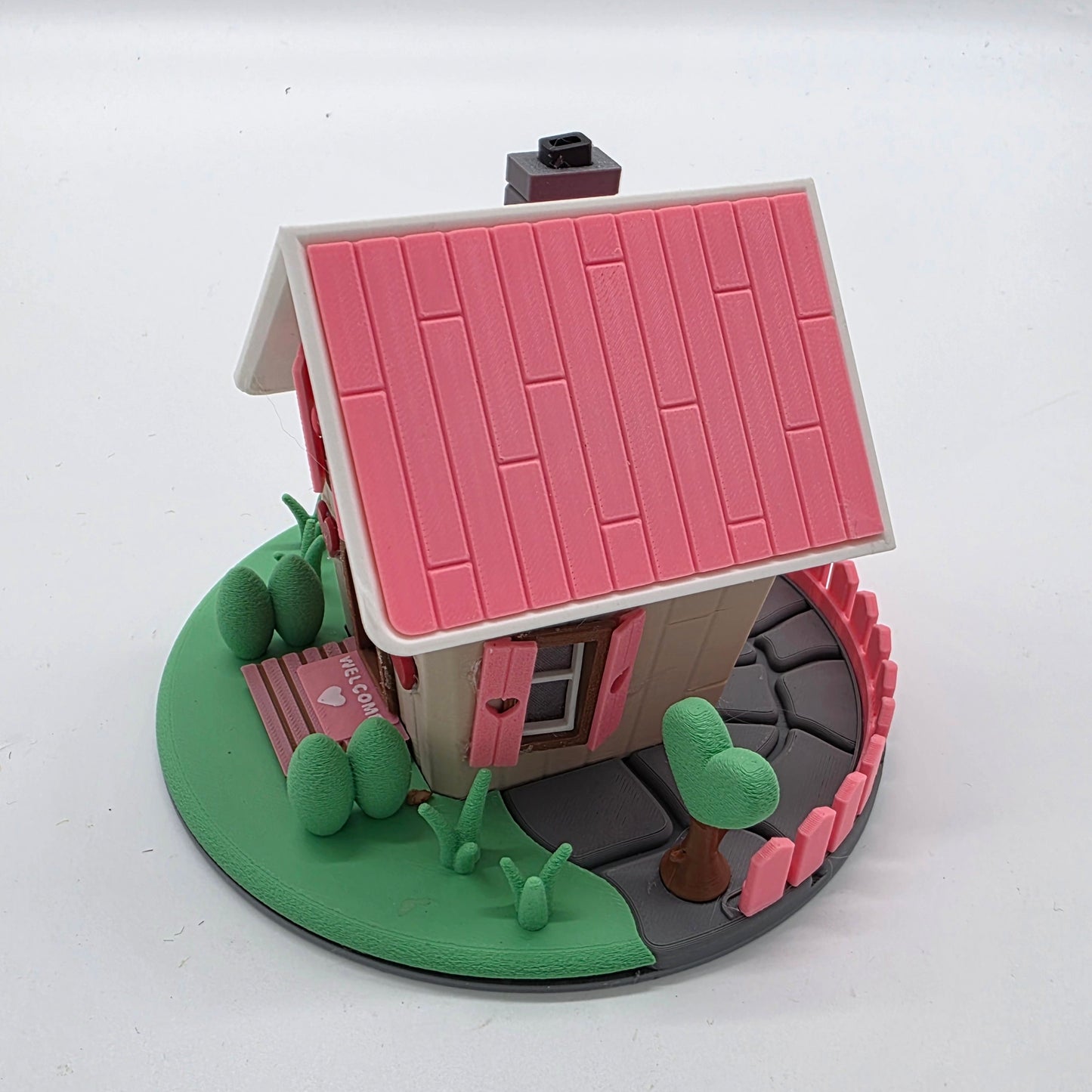 Valentine's Cottage Fairy House Night Light