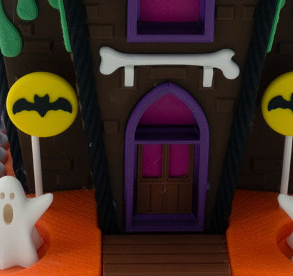 Halloween Gingerbread Fairy House with LED Lights