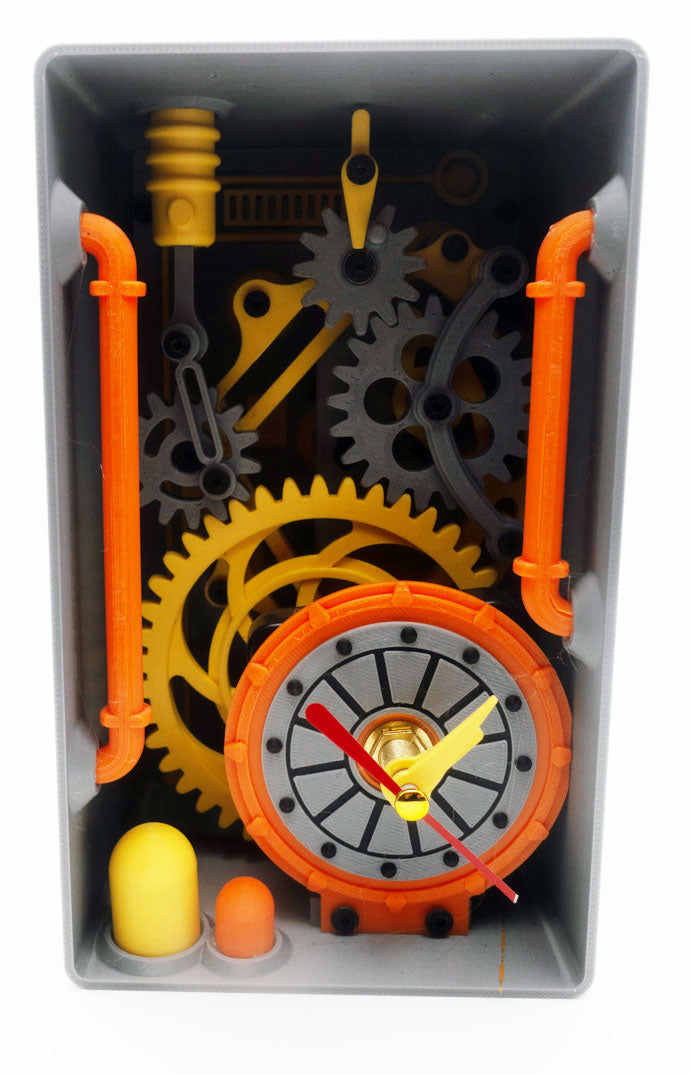 Steampunk Clock Printed Booknook