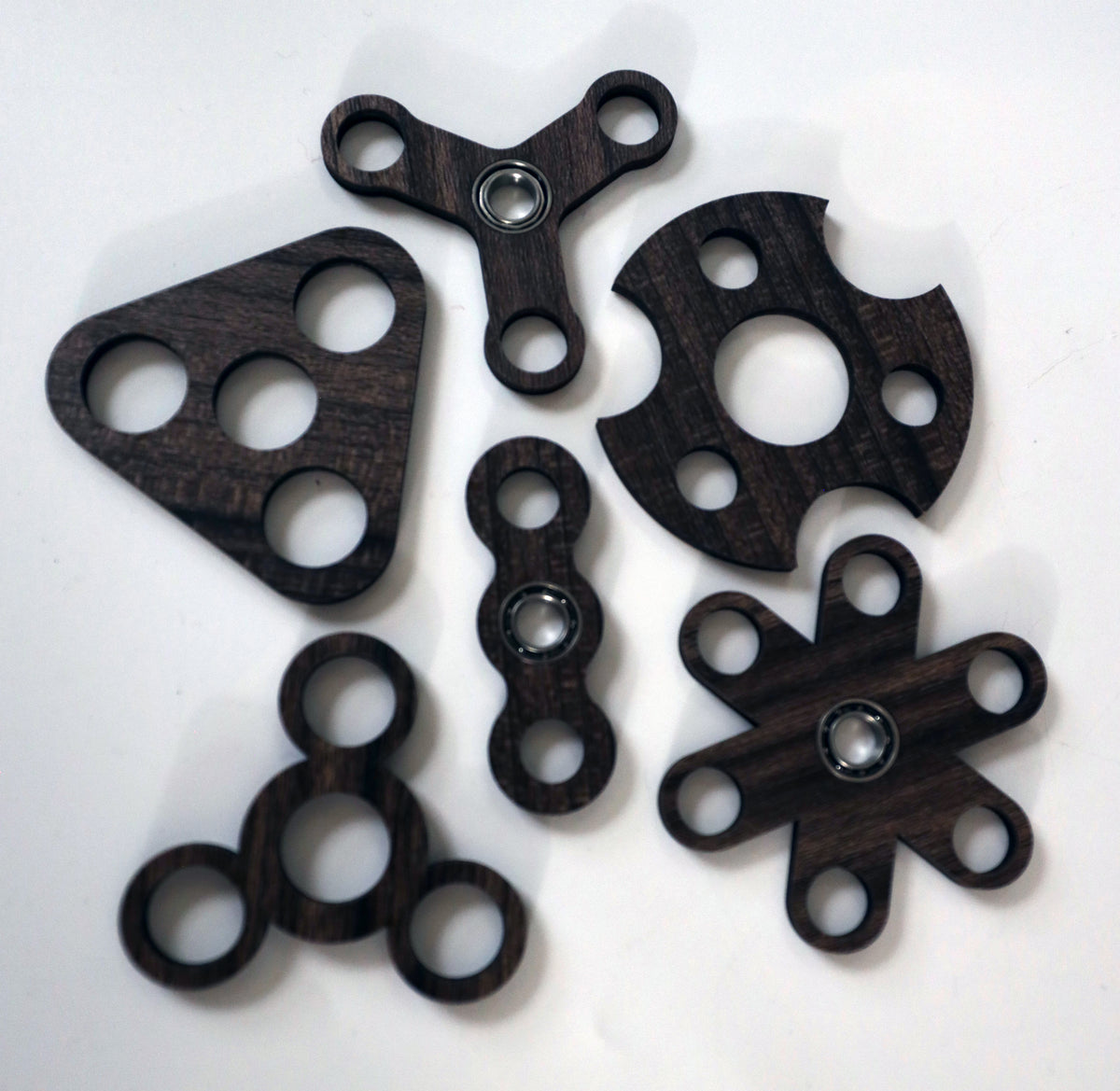 Wooden Fidget Spinner Set