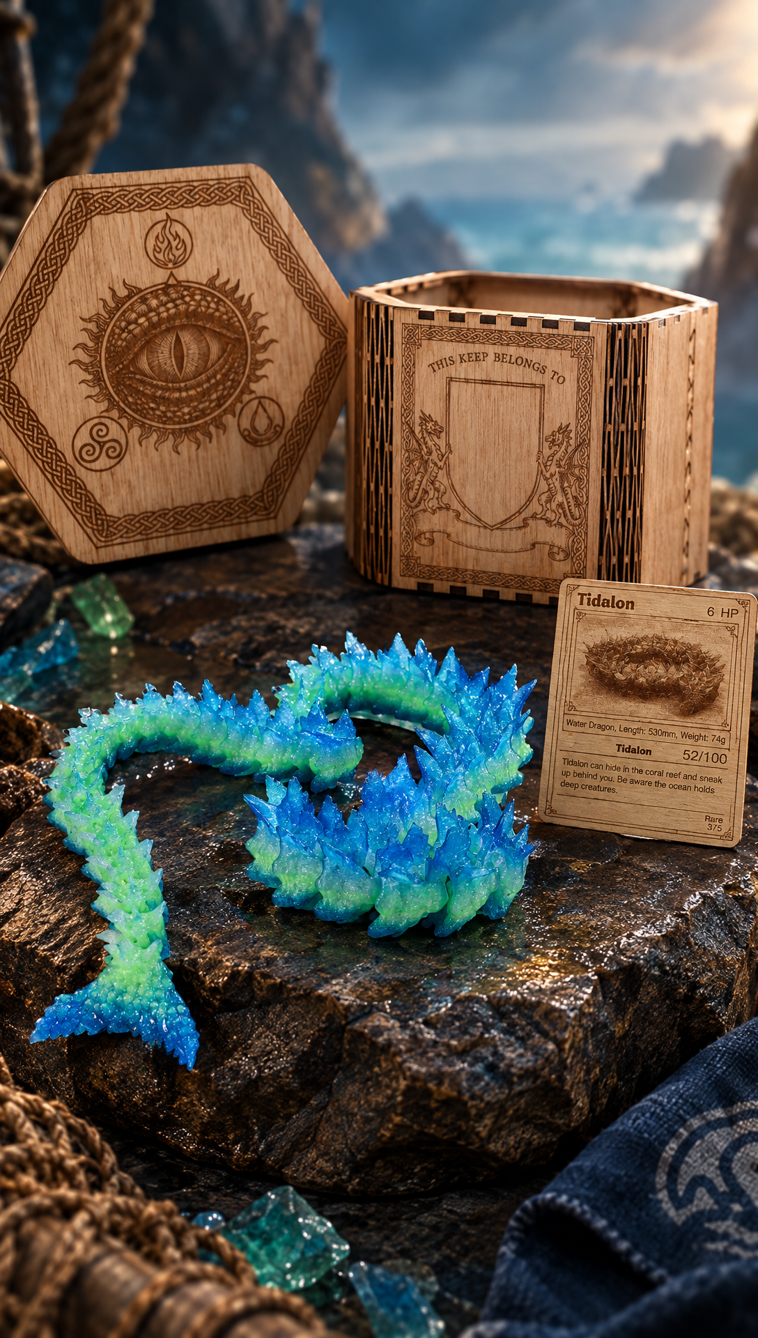 Tidalon - Articulated 3D Dragon