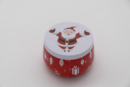 Festive Holiday Scented Beeswax Tin Candles (6 or 12)