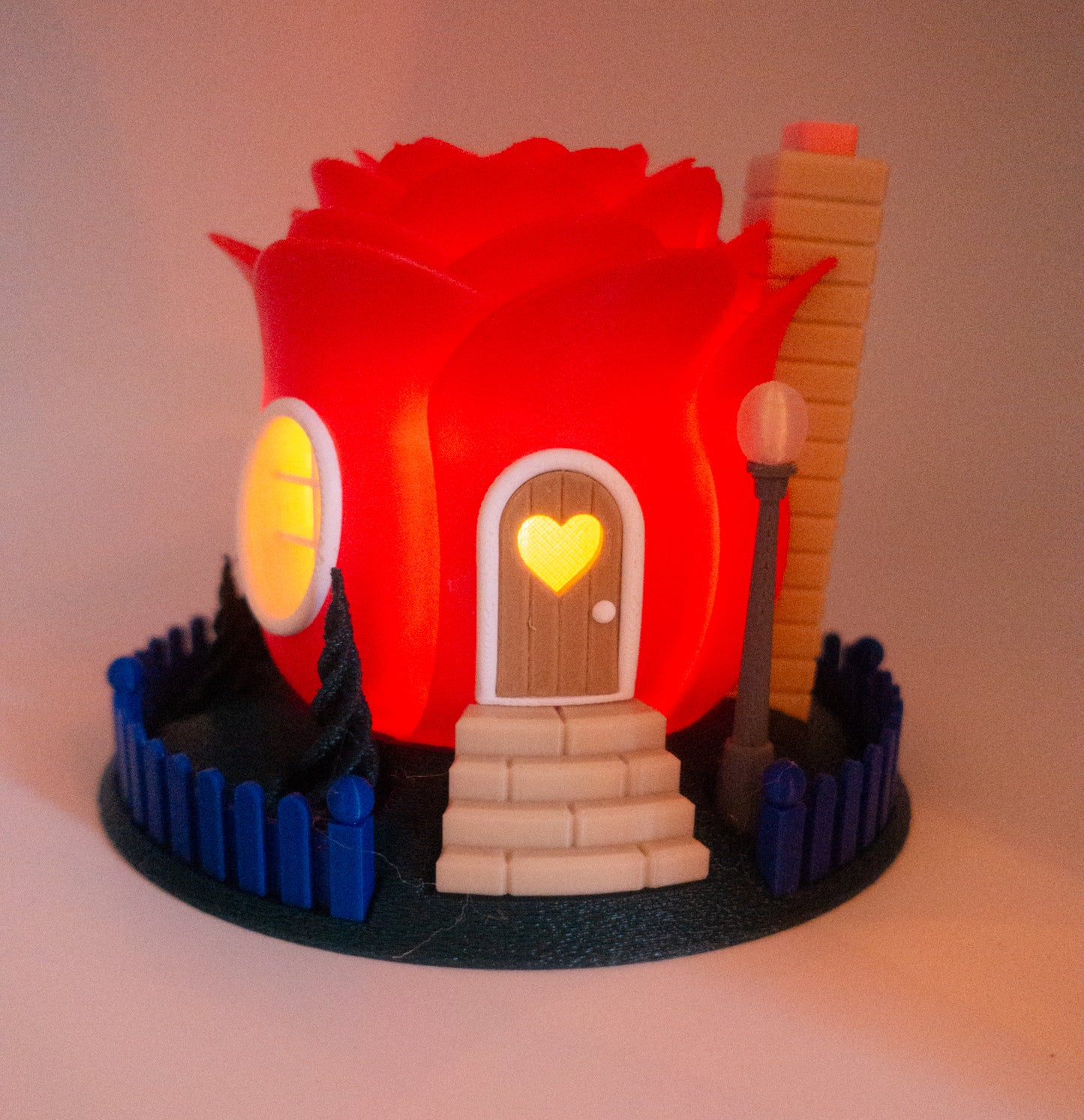 Enchanted Rose Fairy House Night Light