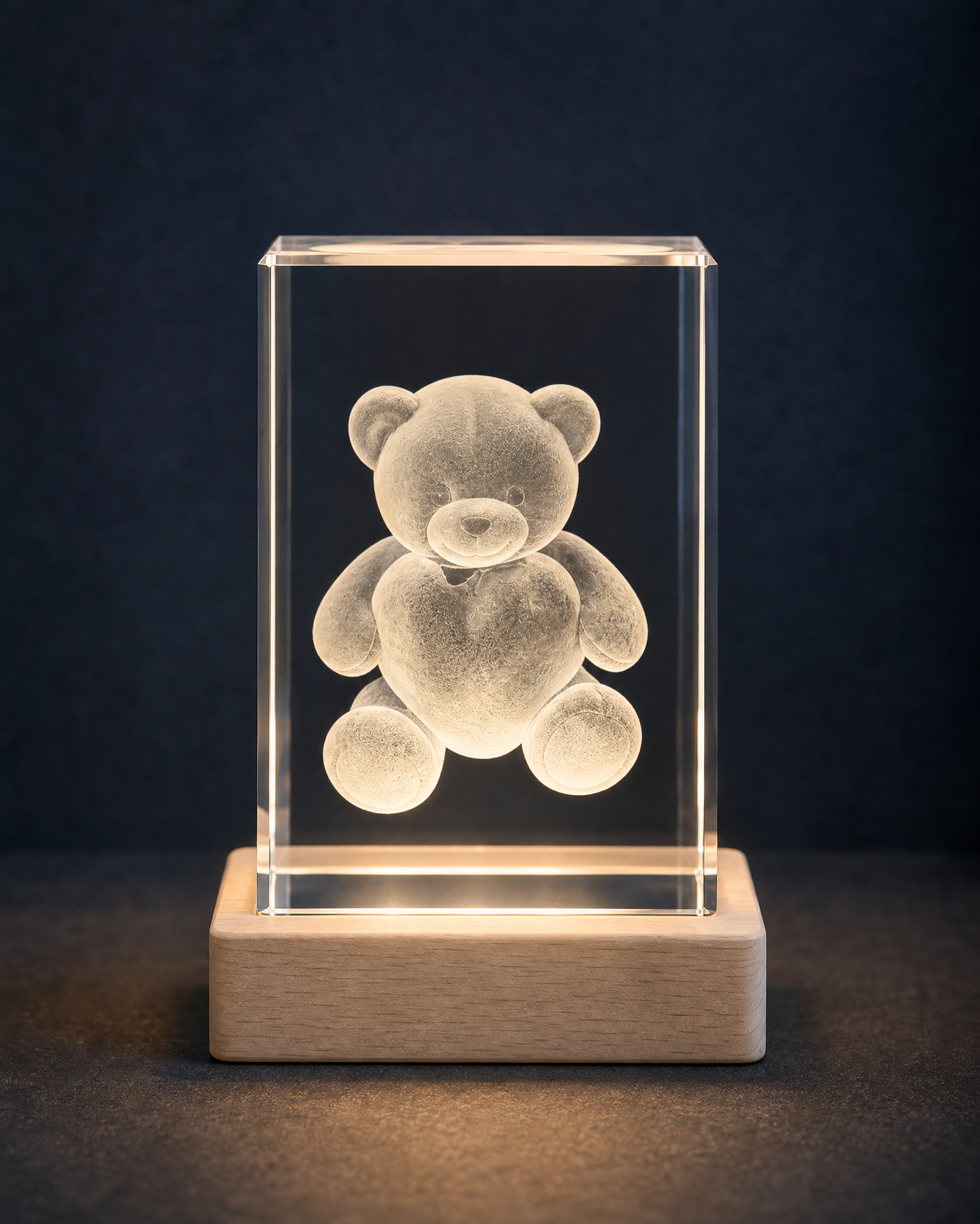 Personalised 3D Crystal Photo Block