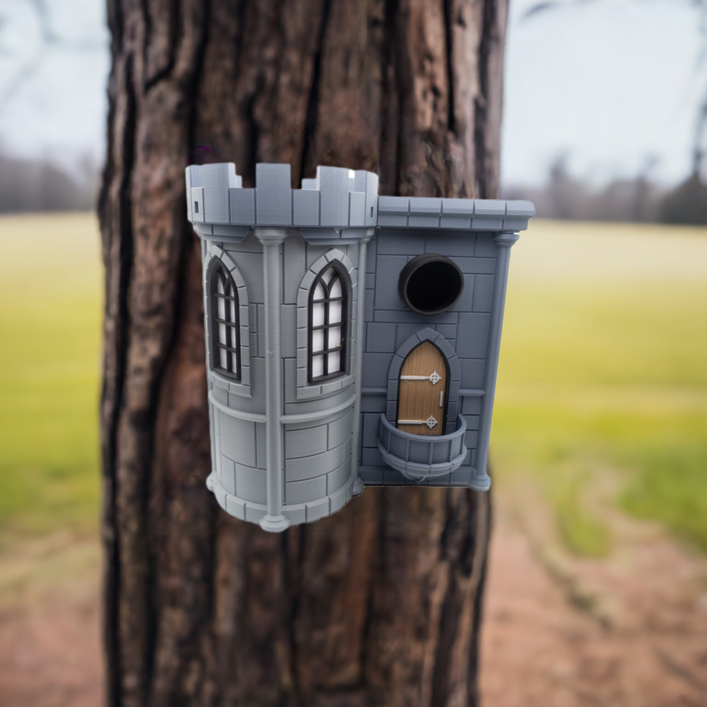 The Castle Barrell Bird House