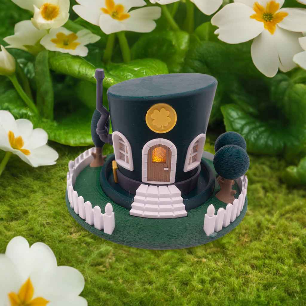 St. Patrick’s Hat Fairy House Night Light