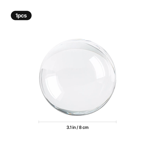Personalised 3D Crystal Photo Ball — 8 cm