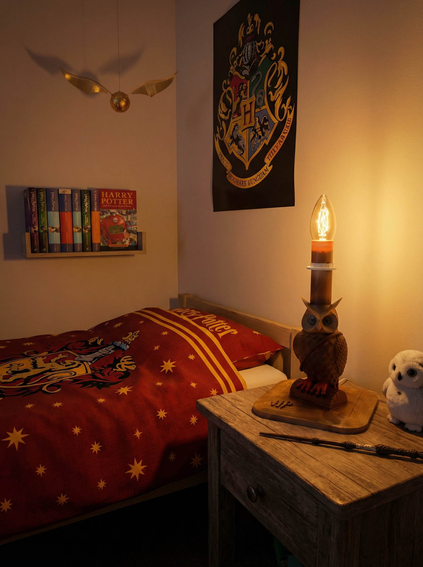 The Wizarding Owl Lamp