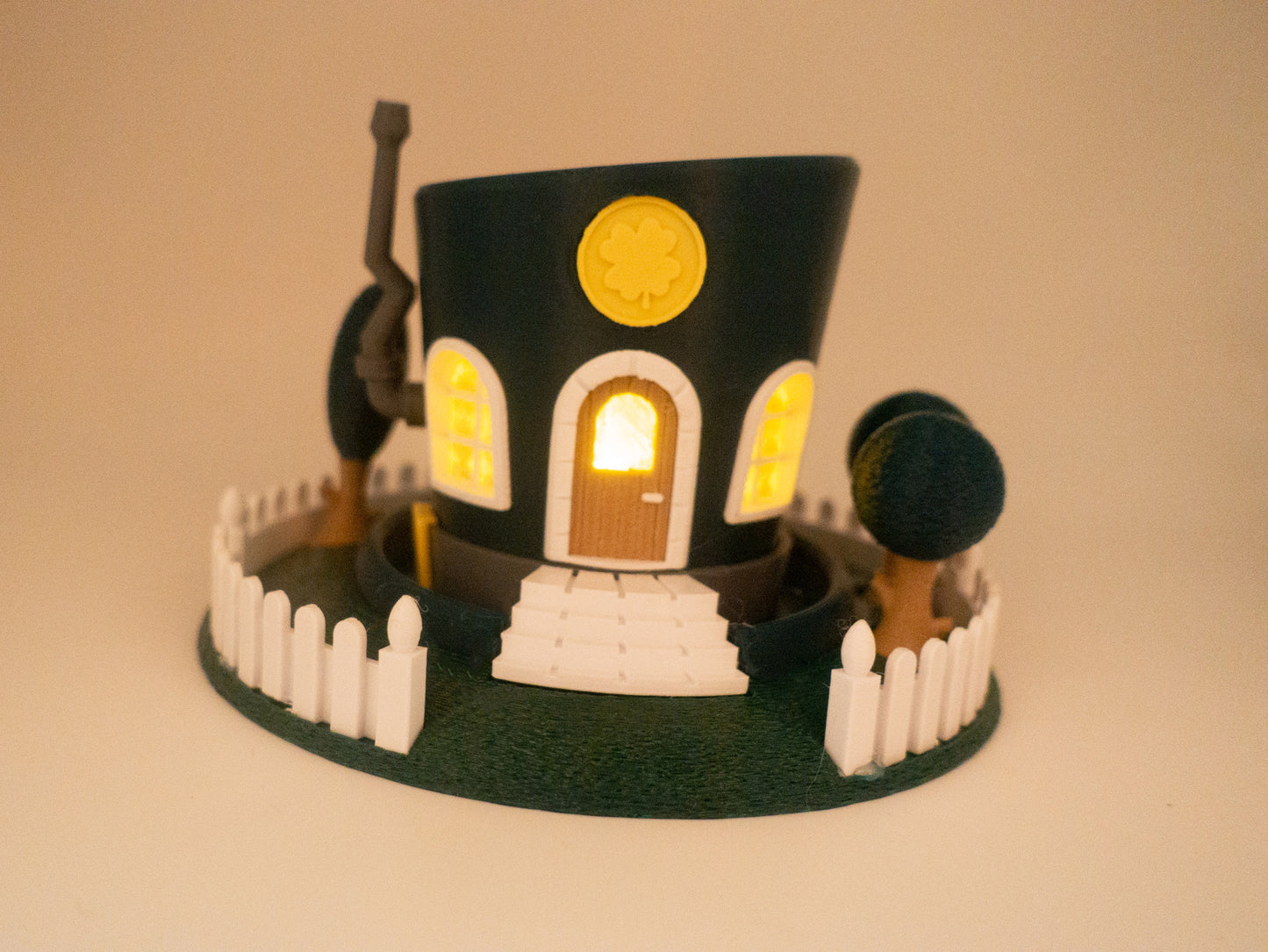 St. Patrick’s Hat Fairy House Night Light