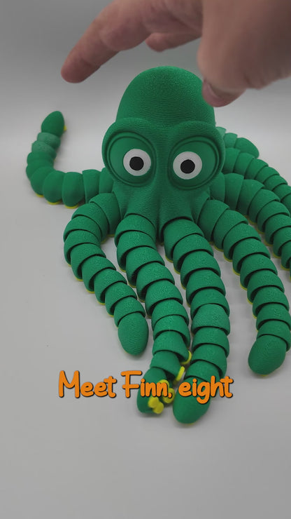 Finn the Octopus Sensory Toy