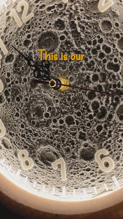 Moon Clock with Lights