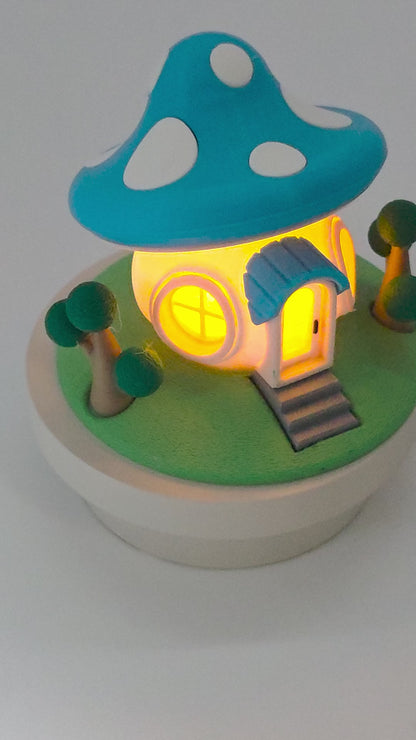 Enchanted Mushroom Fairy House