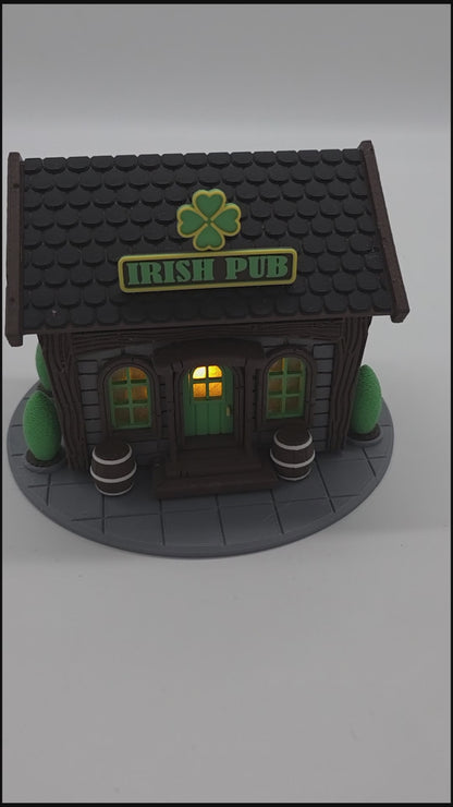 St Patrick's Day Fairy House - The Little Irish Pub