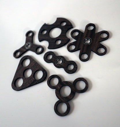 Wooden Fidget Spinner Set
