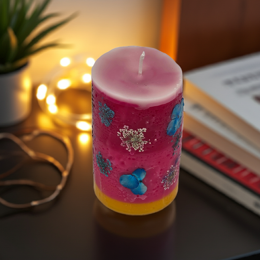 Scented handmade Beeswax Candles (pair)